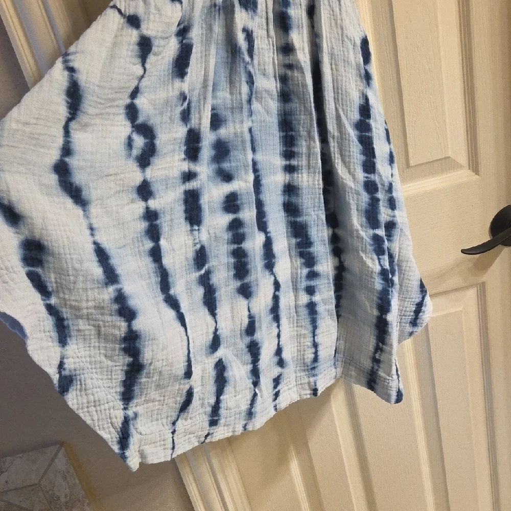GAP Blue Tie-Dye Dress